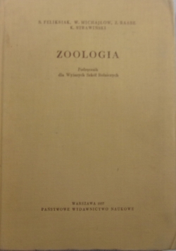 Zoologia podręcznik dla Wyższych Szkół Rolniczych