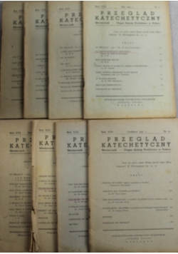 Przegląd katechetyczny 8 numerów 1947 r