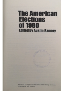 The American Elections of 1980