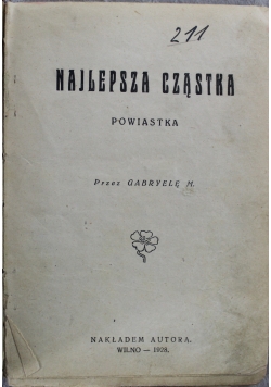 Najlepsza cząstka 1928 r.