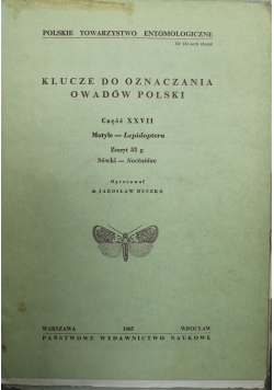 Klucze do oznaczania owadów Polski Zeszyt 53g