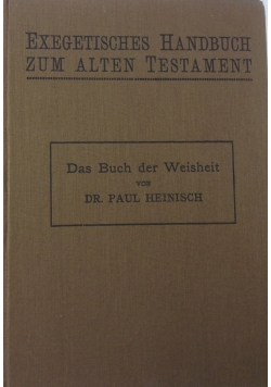 Das Buch der Weisheit, 1912 r.