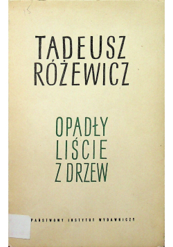 Opadły liście z drzew