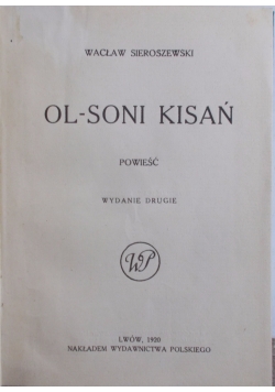 Ol-Soni Kisań, 1920 r.