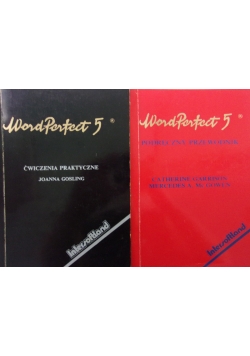 Word Perfect 5, zestaw 2 książek