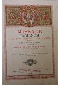 Missale Romanum Ex Decreto Sacrosancti Concilii Tridentini, 1904 r.
