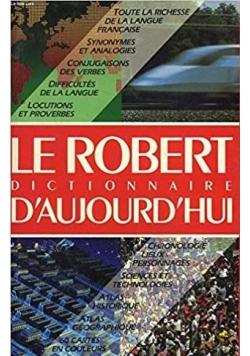 Le Robert Dictionnaire DAujourdhui