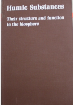 Humic substance their structure and function in the biosphere