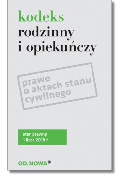 Kodeks rodzinny i opiekuńczy 18/07