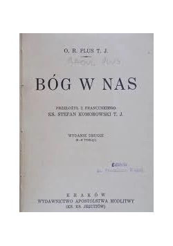 Bóg w nas, 1937 r.
