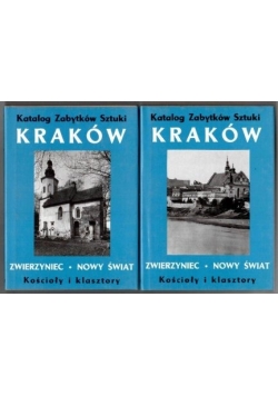 Katalog Zabytków Sztuki. Kraków, zbiór 2 książek