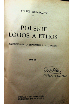 Polskie Logos A Ethos, 1921