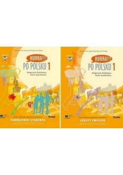 Hurra Po Polsku, podręcznik studenta/zeszyt ćwiczeń + płyta CD