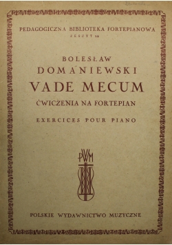 Vade Mecum Ćwiczenia na fortepia 1947r