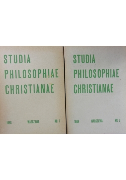 Studia philosophiae christianae  tom I i II