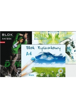 Blok rysunkowy A4/20K (10szt)