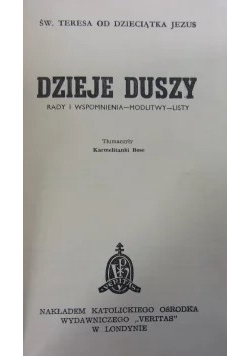 Dzieje Duszy ,1948 r.