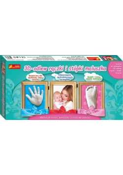 3D odlew rączki i stópki maluszka