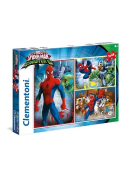 Puzzle 3 x 48 Superkolor Spiderman and the Sin