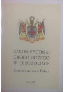 Zakon rycerski grobu Bożego w Jerozolimie