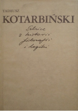 Szkice z historii filozofii i logiki