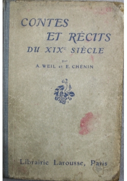 Contes et recits du XIX siecle 1923 r