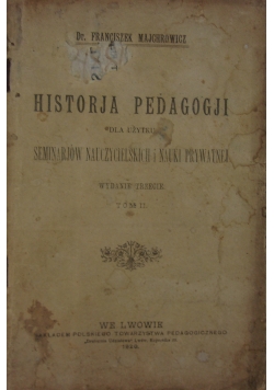 Historja pedagogji, 1920 r.