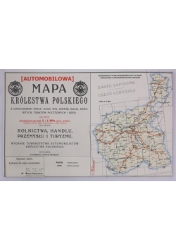 Automobilowa Mapa Królestwa Polskiego, Reedycja ok. 1913