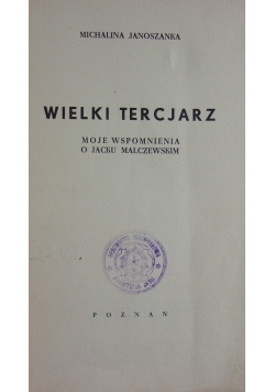 Wielki Tercjarz ,1936 r.