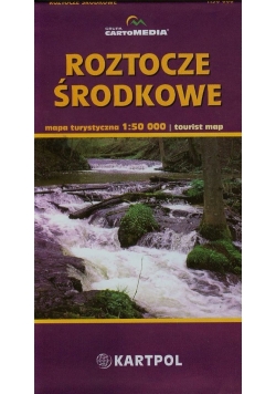 Roztocze Środkowe mapa turystyczna