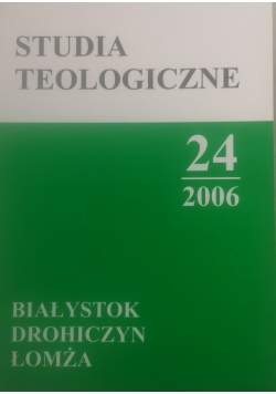 Studia teologiczne 24/2006