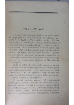 Marja Leszczyńska na Dworze Wersalskim, 1923r.