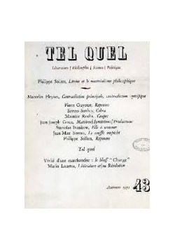 Tel Quel-Litterature/Philosophie/Science/Politique