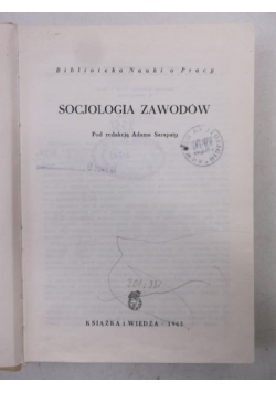 Socjologia zawodów