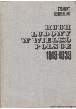 Ruch ludowy w wielkopolsce 1919-1939