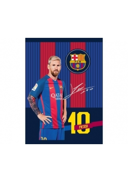 Zeszyt A5/16 trzy linie kol. FCB (20szt) ASTRA