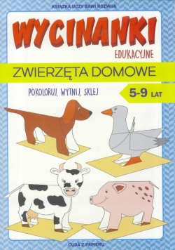 Wycinanki edukacyjne. Zwierzęta domowe LITERAT