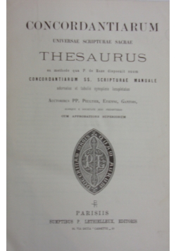 Concordantiarum, 1897r.