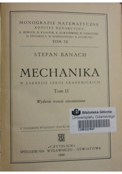 Mechanika, 1949r.