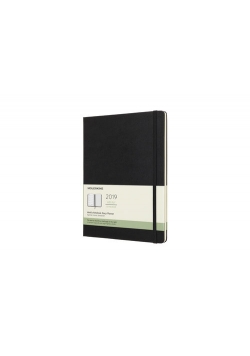 Kalendarz 2019 tygodniowy Moleskine 12M XL czarny