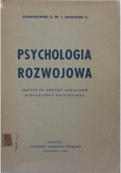 Psychologia rozwojowa, 1946r.