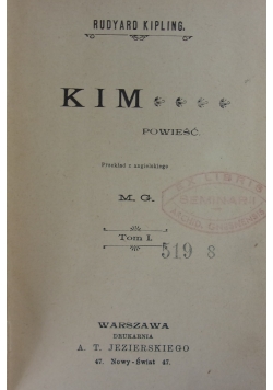 Kim, 1902 r.