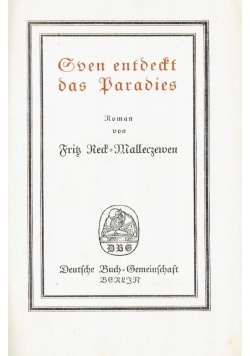 Sven entdeckt das Paradies