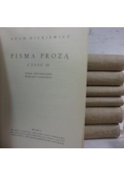 Dzieła, zestaw 7 książek