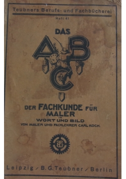 Der fachkunde fur maler wort und bild