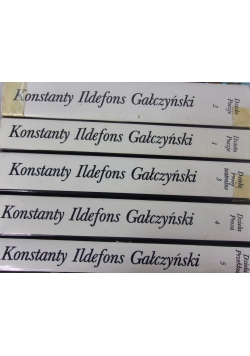 Konstanty Ildefons Gałczyńskii, zestaw 5 książek