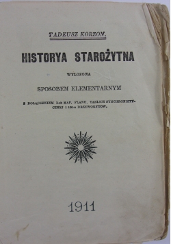 Historya starożytna, 1911 r.