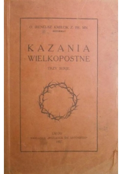 Kazania Wielkopostne, 1927 r.