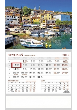 Kalendarz 2019 Jednodzielny Port