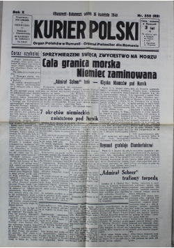 Kurier Polski nr 550 1940 r